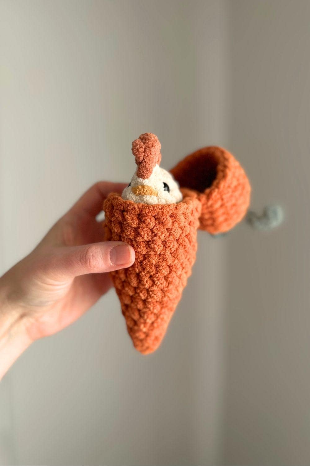 Oak and Marlow Hatching Carrot Crochet Pattern