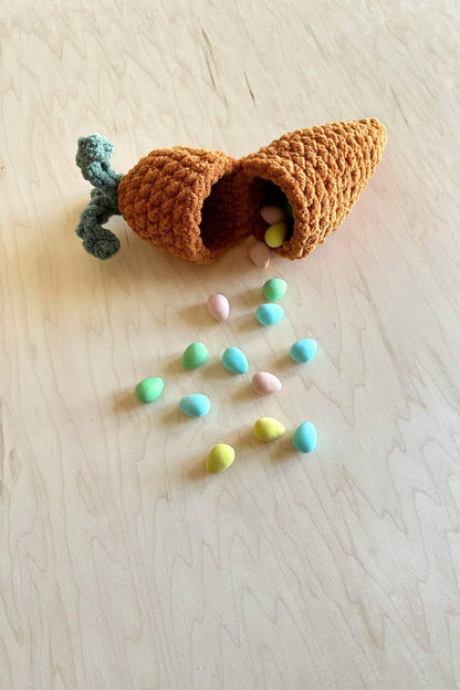 Oak and Marlow Hatching Carrot Crochet Pattern