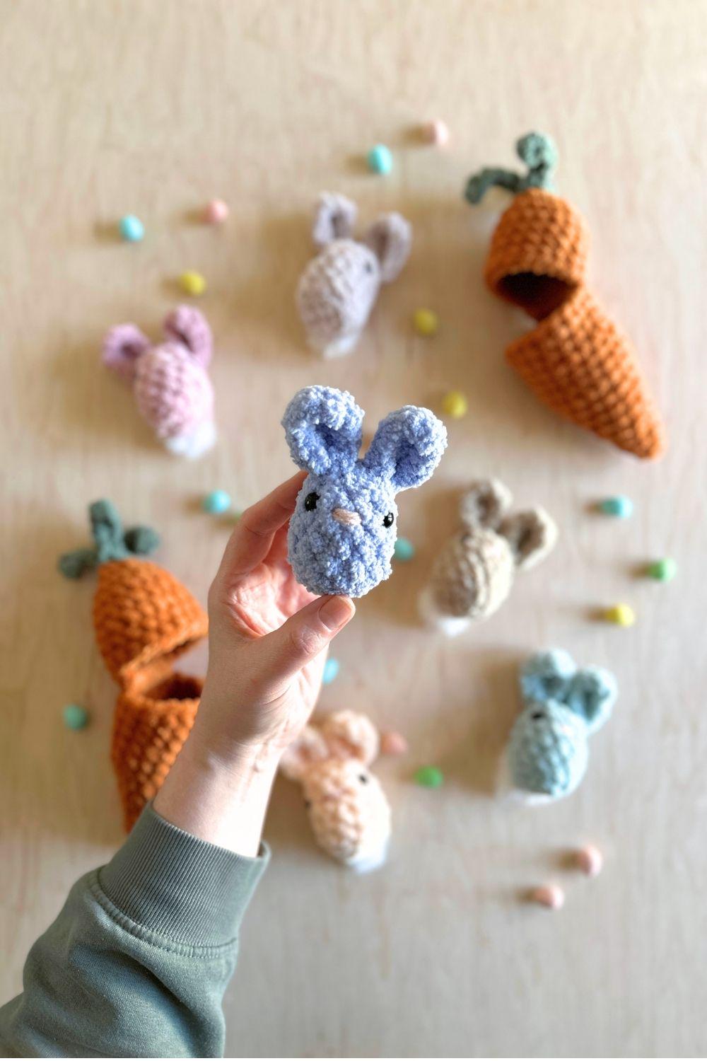 Oak and Marlow Hatching Carrot Crochet Pattern