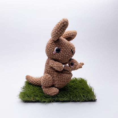 TheresasCrochetShop Kira & Kit the Kangaroos Amigurumi Crochet Pattern PDF