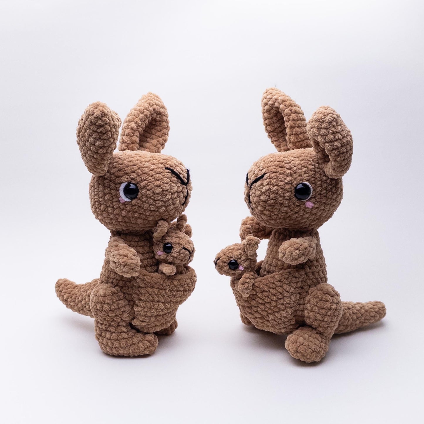 TheresasCrochetShop Kira & Kit the Kangaroos Amigurumi Crochet Pattern PDF
