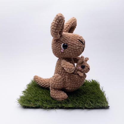 TheresasCrochetShop Kira & Kit the Kangaroos Amigurumi Crochet Pattern PDF