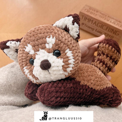 MagicRing Red Panda Crochet Pattern (PDF Pattern)