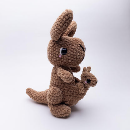 TheresasCrochetShop Kira & Kit the Kangaroos Amigurumi Crochet Pattern PDF