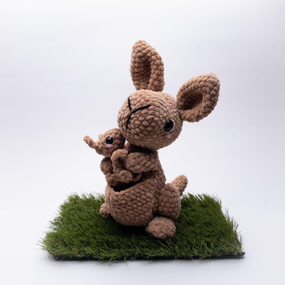 TheresasCrochetShop Kira & Kit the Kangaroos Amigurumi Crochet Pattern PDF