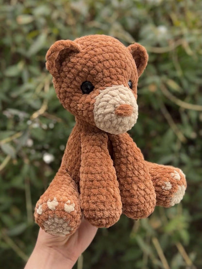 KnotsandSnugglesCo Koda the Bear Amigurumi Crochet Pattern PDF