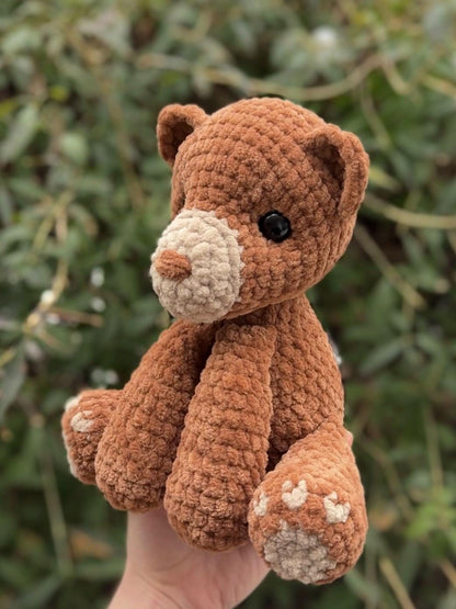 KnotsandSnugglesCo Koda the Bear Amigurumi Crochet Pattern PDF