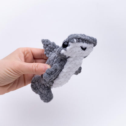 TheresasCrochetShop 3 Mini Shark Amigurumi Crochet Pattern PDF