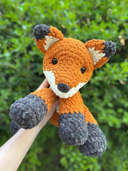 KnotsandSnugglesCo Ember the Fox Crochet Pattern PDF