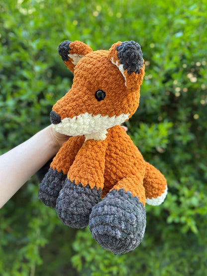 KnotsandSnugglesCo Ember the Fox Crochet Pattern PDF