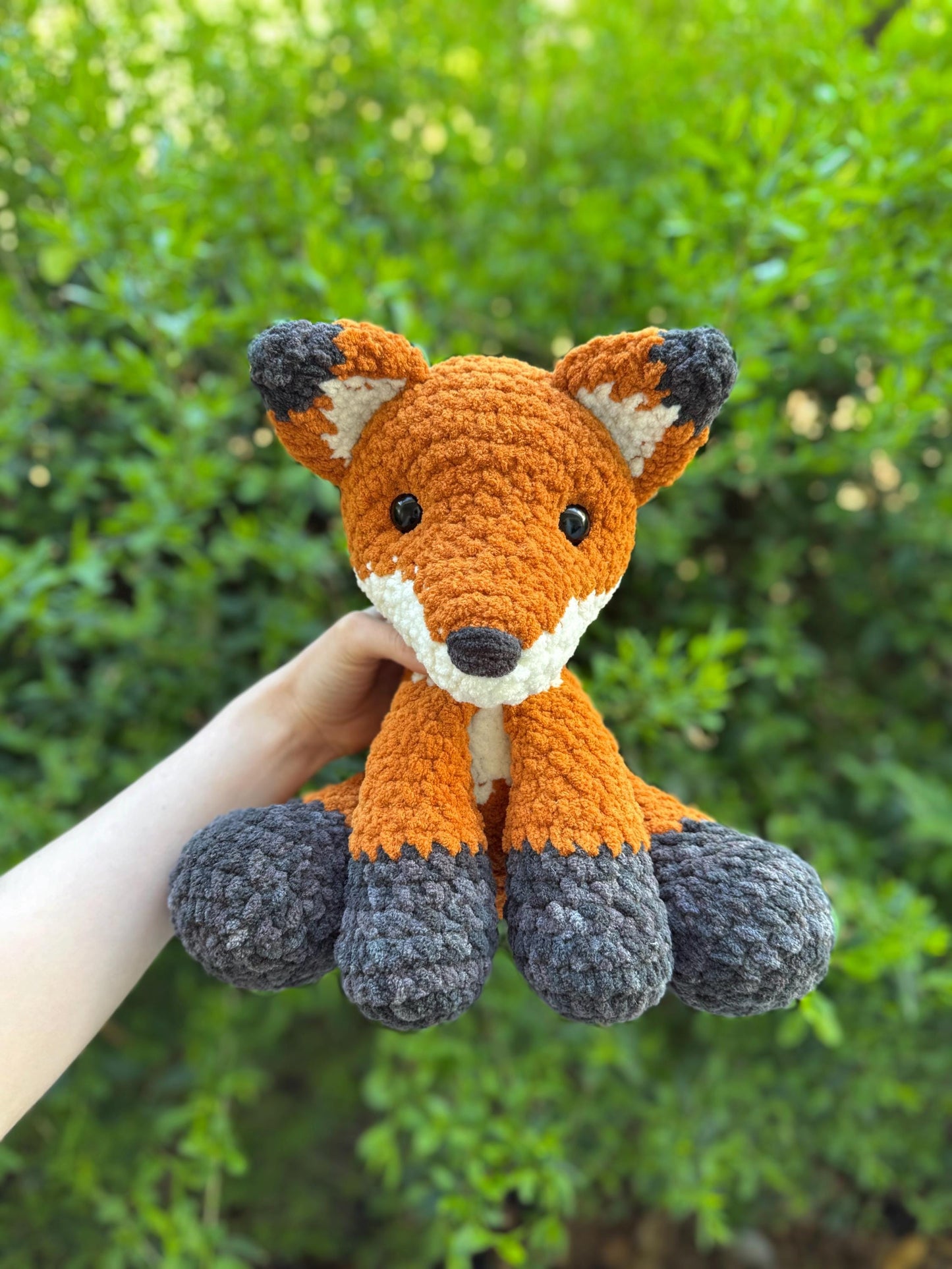 KnotsandSnugglesCo Ember the Fox Crochet Pattern PDF
