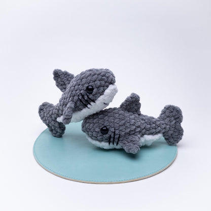 TheresasCrochetShop 3 Mini Shark Amigurumi Crochet Pattern PDF