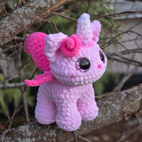 SnuggleBeansCrochet Tinker the Unikitty Crochet Pattern Customizable Amigurumi PDF