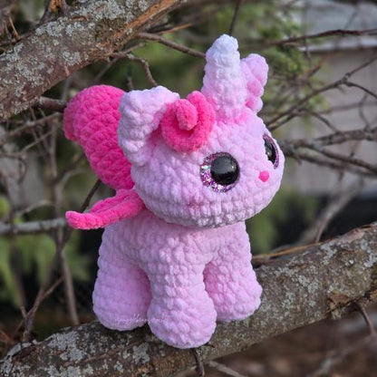 SnuggleBeansCrochet Tinker the Unikitty Crochet Pattern Customizable Amigurumi PDF