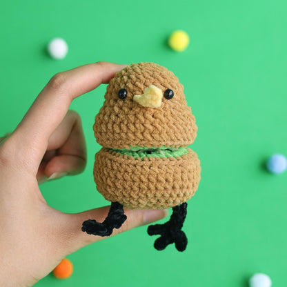 Hooktasyy Little Kiwi Bird Crochet Pattern PDF