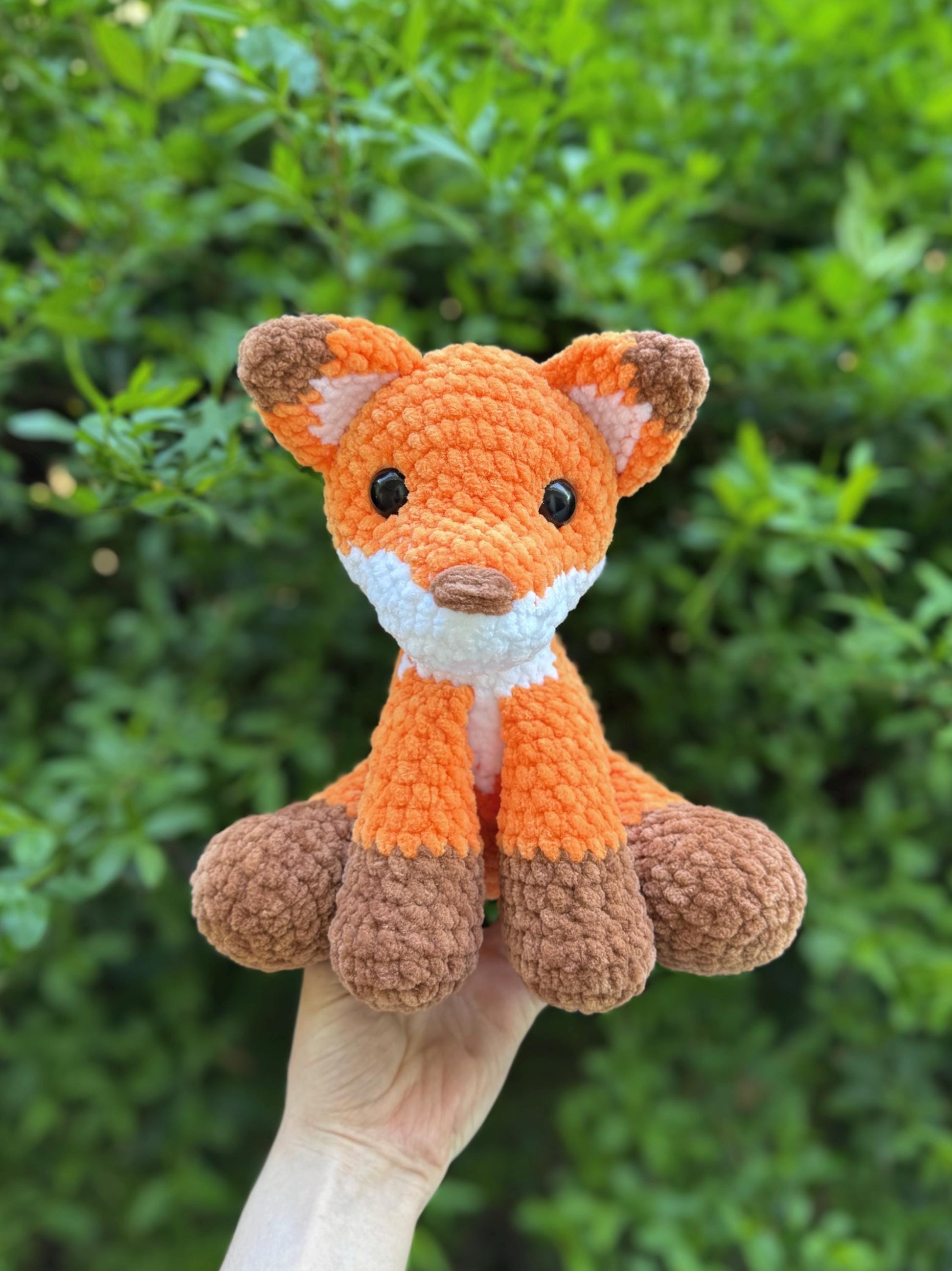 KnotsandSnugglesCo Ember the Fox Crochet Pattern PDF