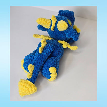 SnuggleBeansCrochet Dippy Dino Darth Dragon Una Unicorn Crochet Pattern Bundle Sploot Series PDF