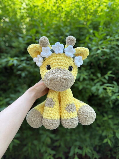 KnotsandSnugglesCo Ginny the Giraffe Crochet Pattern PDF