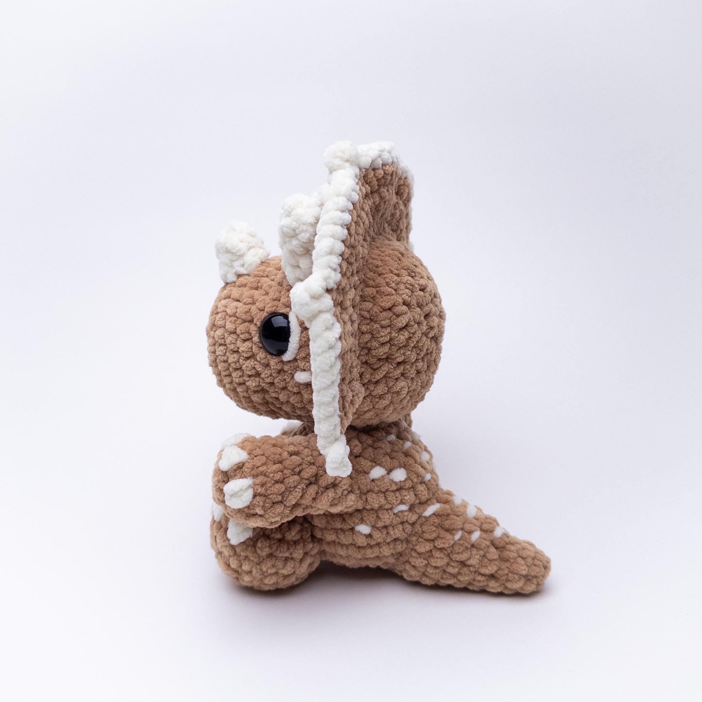 TheresasCrochetShop Theodore the Triceratops Amigurumi Crochet Pattern PDF