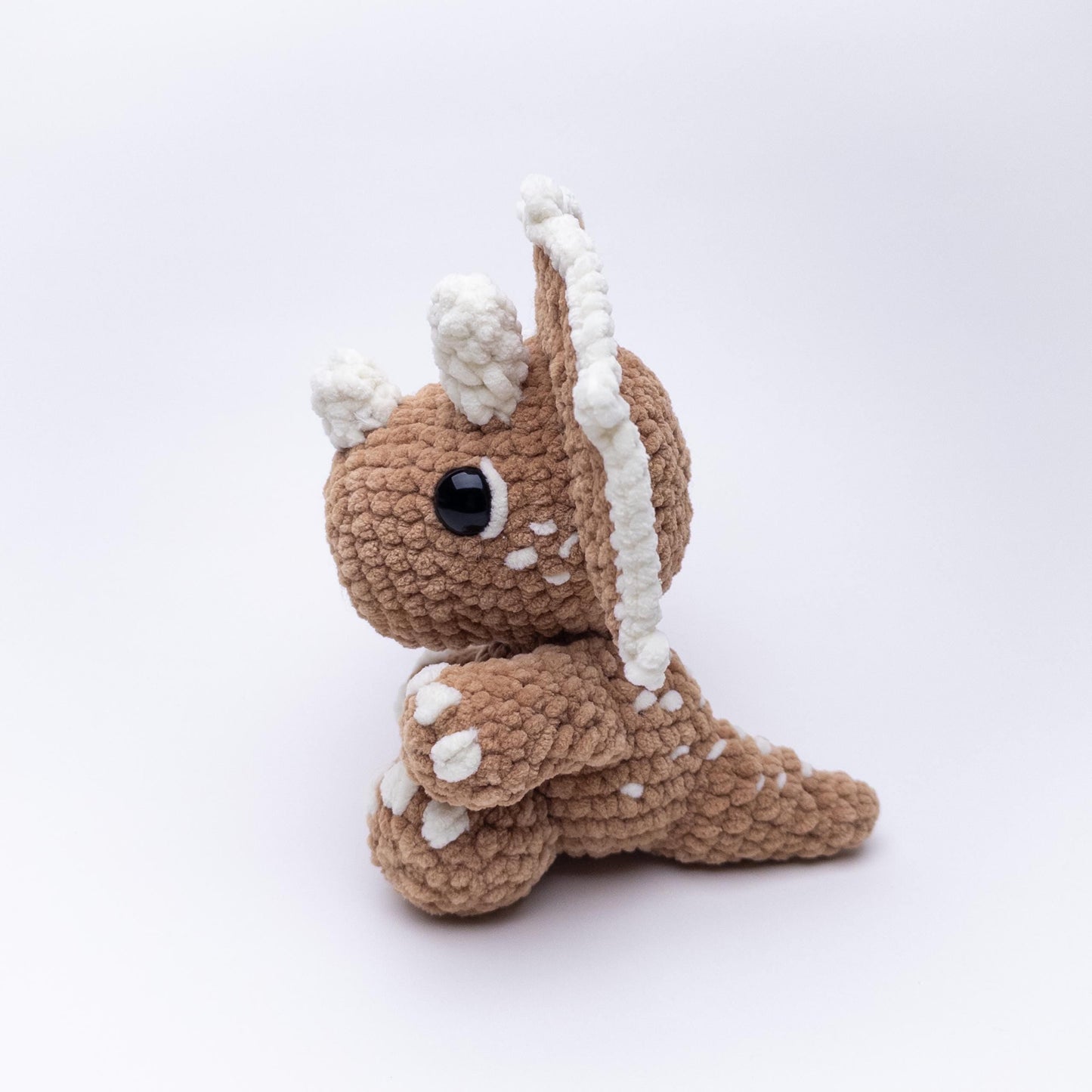 TheresasCrochetShop Theodore the Triceratops Amigurumi Crochet Pattern PDF