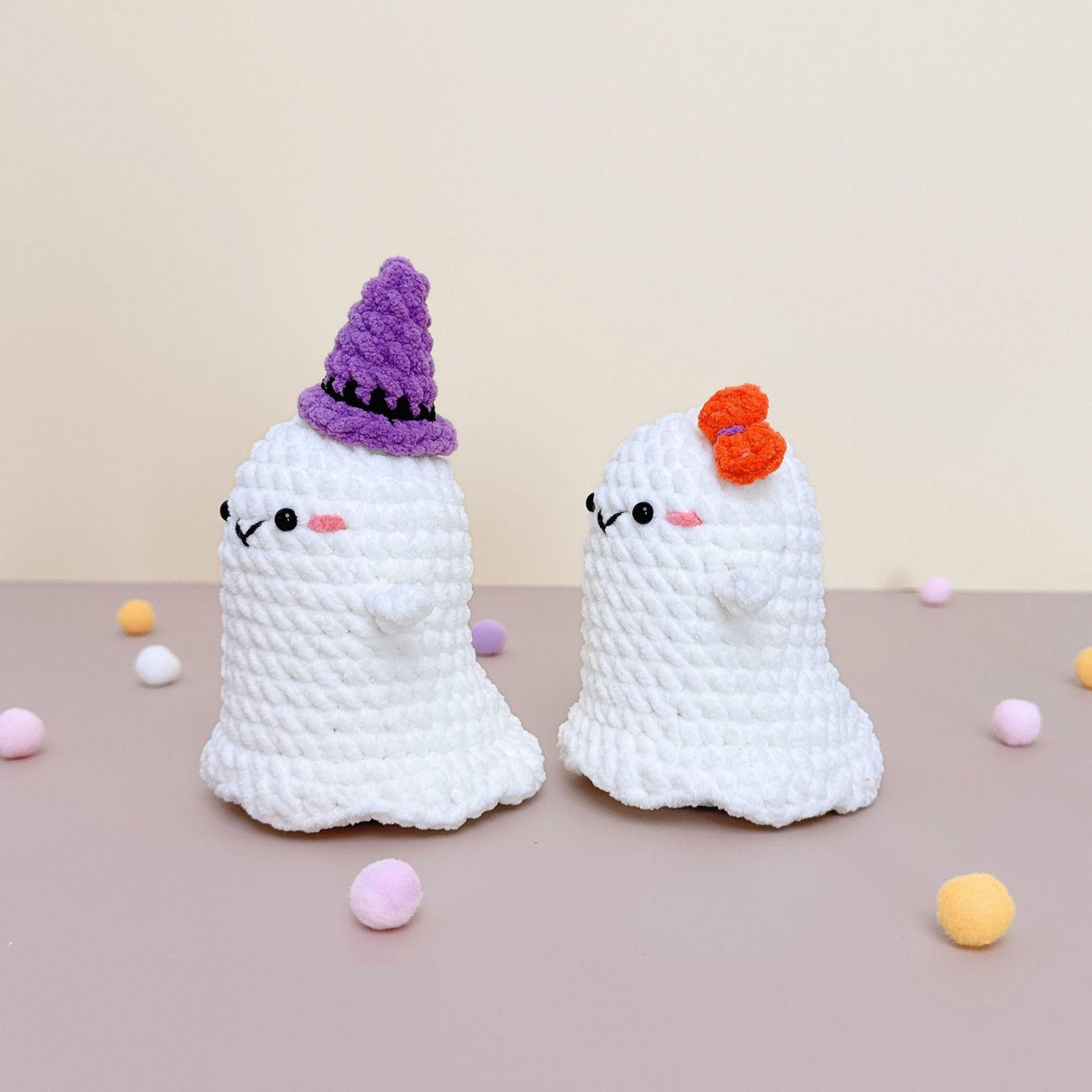 Bedabee Cute Ghost Plushies Crochet Pattern Bundle Amigurumi PDF