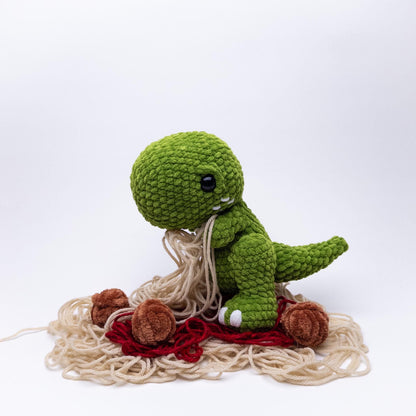 TheresasCrochetShop Troy the T-Rex Amigurumi Crochet Pattern PDF