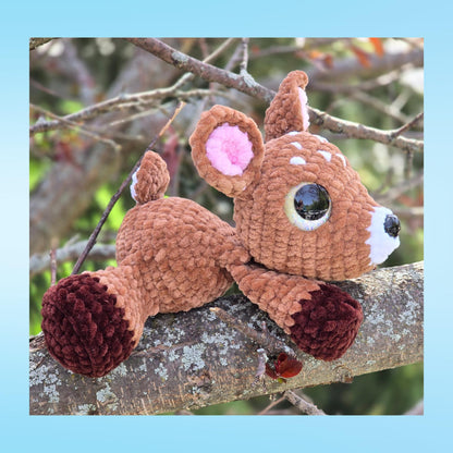 SnuggleBeansCrochet Dory the Deer Crochet Pattern Intermediate Low-Sew PDF