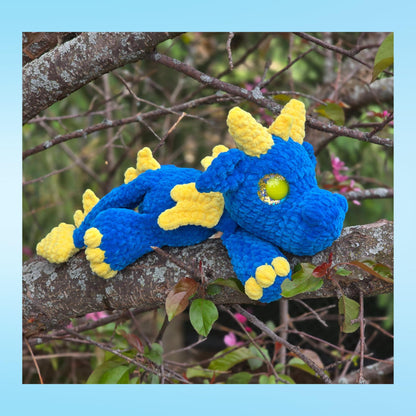 SnuggleBeansCrochet Dippy Dino Darth Dragon Una Unicorn Crochet Pattern Bundle Sploot Series PDF