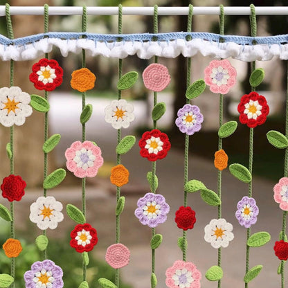 Hooktasyy 2-in-1 Flower Curtain Crochet Pattern English PDF