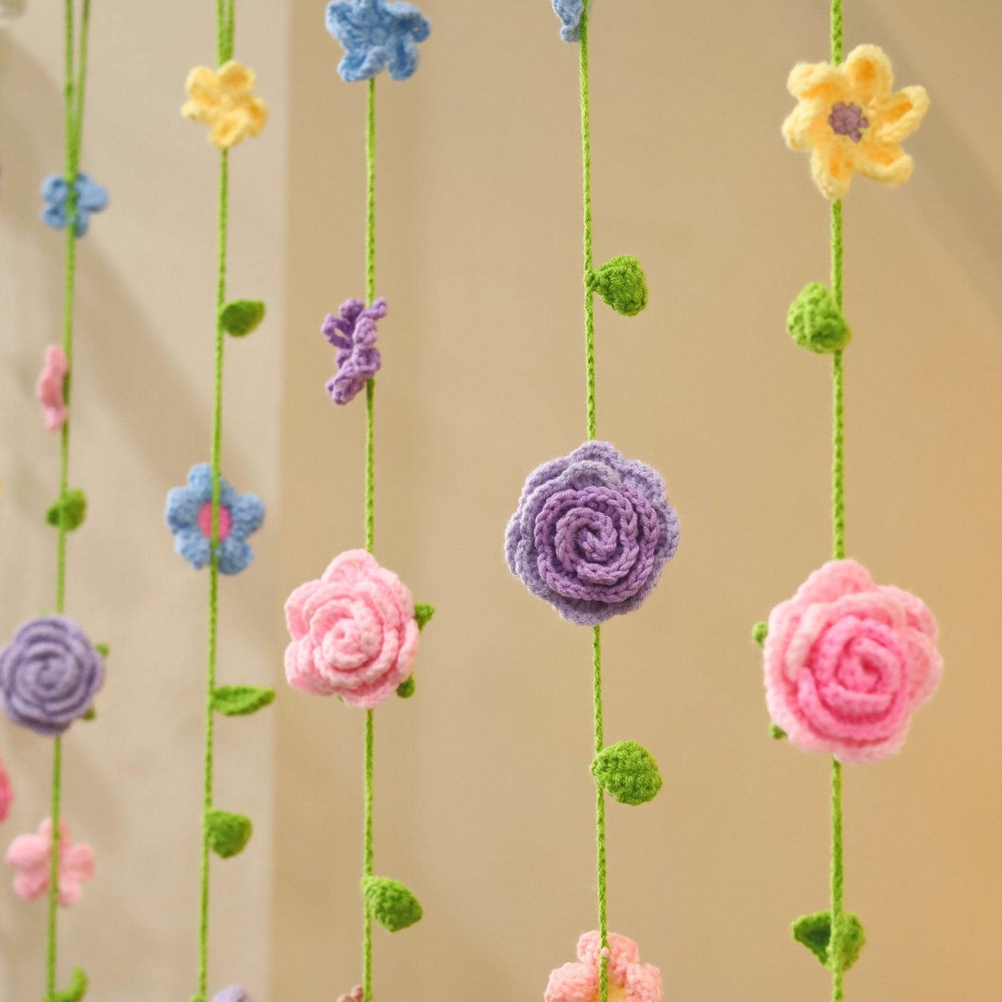 Hooktasyy 8-in-1 Flower Curtain Crochet Pattern PDF