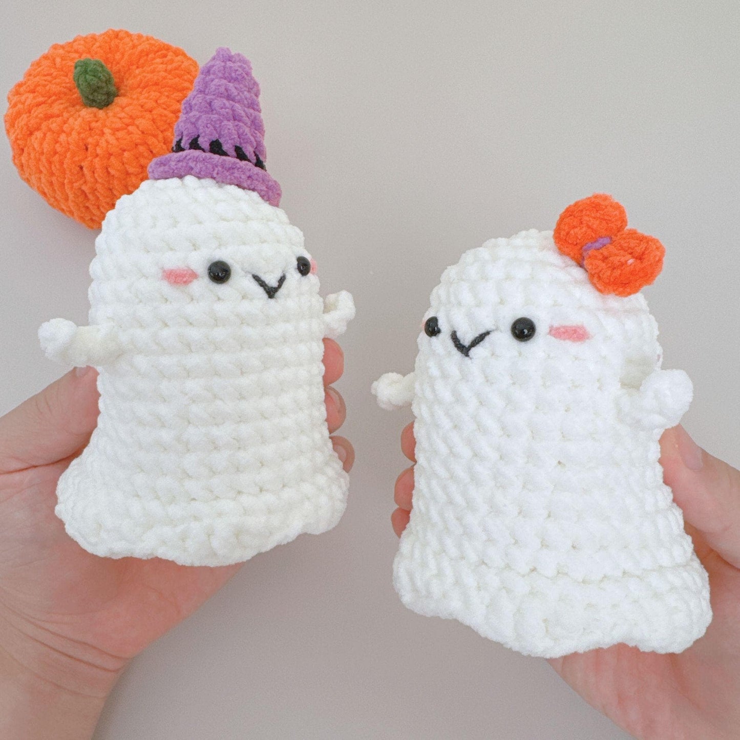 Bedabee Cute Ghost Plushies Crochet Pattern Bundle Amigurumi PDF