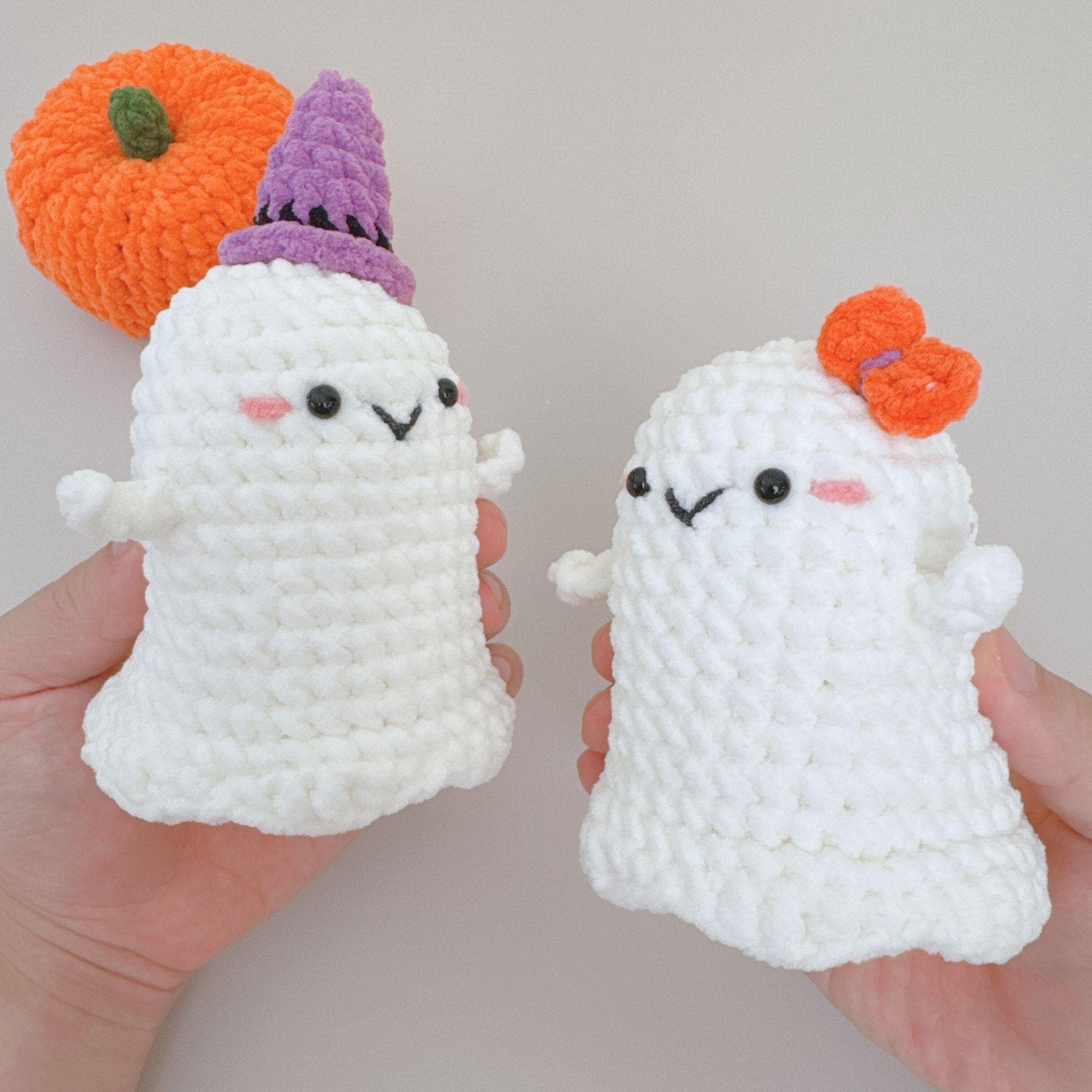 Bedabee Cute Ghost Plushies Crochet Pattern Bundle Amigurumi PDF