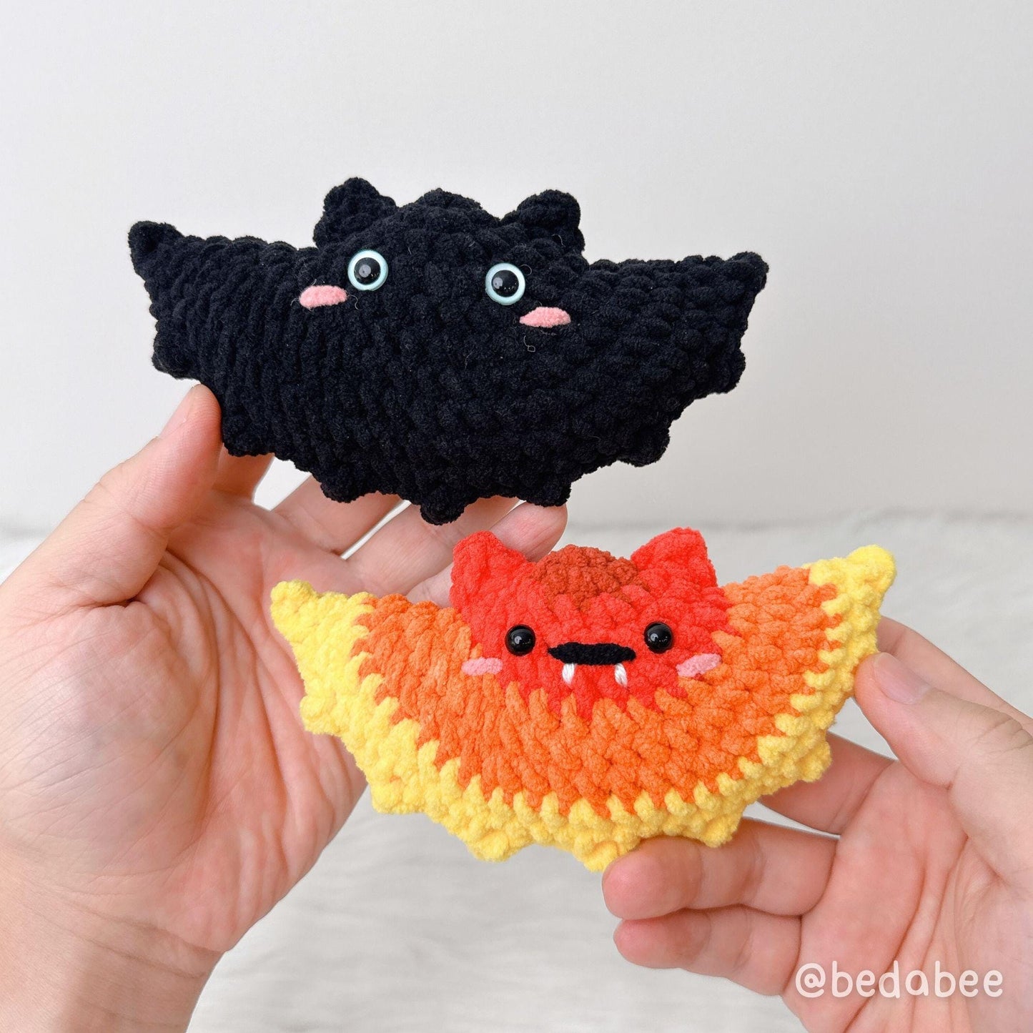 Bedabee No-Sew Little Bat Crochet Pattern Bundle Amigurumi PDF Tutorial