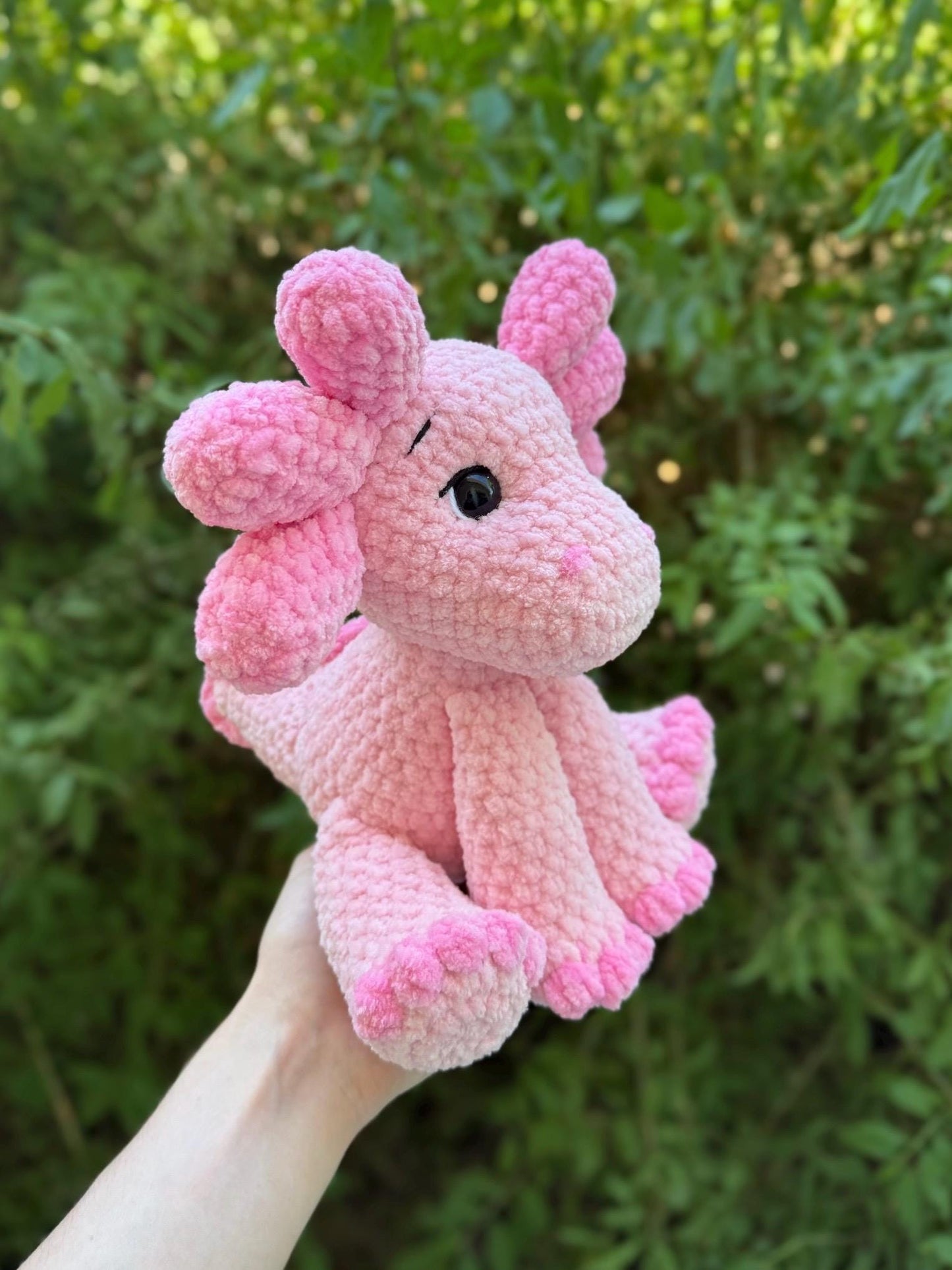 KnotsandSnugglesCo Axie the Axolotl Amigurumi Crochet Pattern PDF