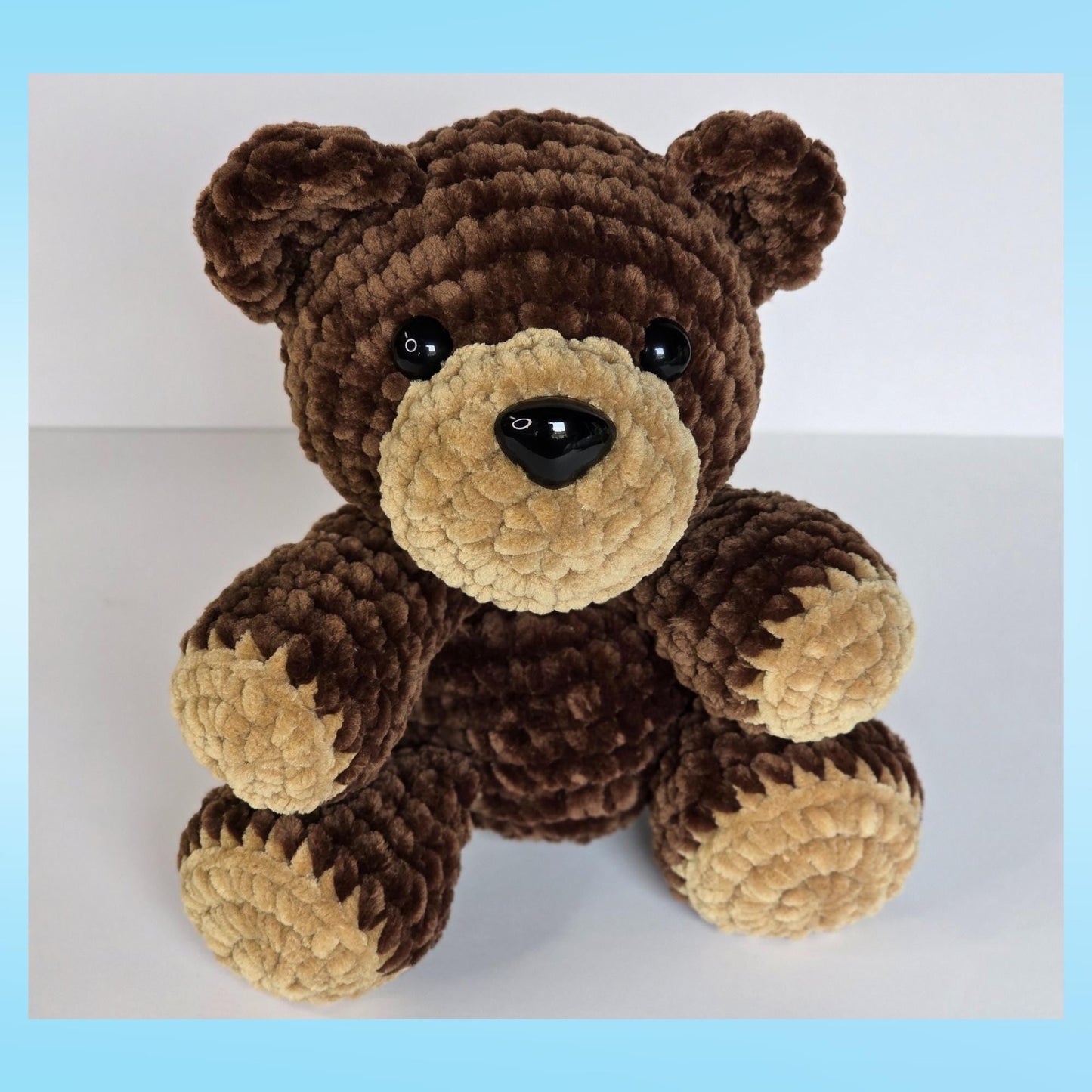SnuggleBeansCrochet Berry the Bear Crochet Pattern Sploot Series PDF