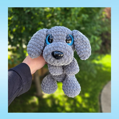 SnuggleBeansCrochet Cookie Cat Pax Puppy Mitzy Mouse Crochet Pattern Bundle Sploot Series PDF