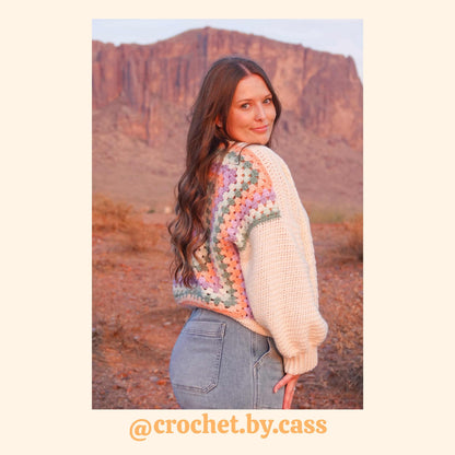 Jovie Cardigan Crochet Pattern (PDF Pattern)