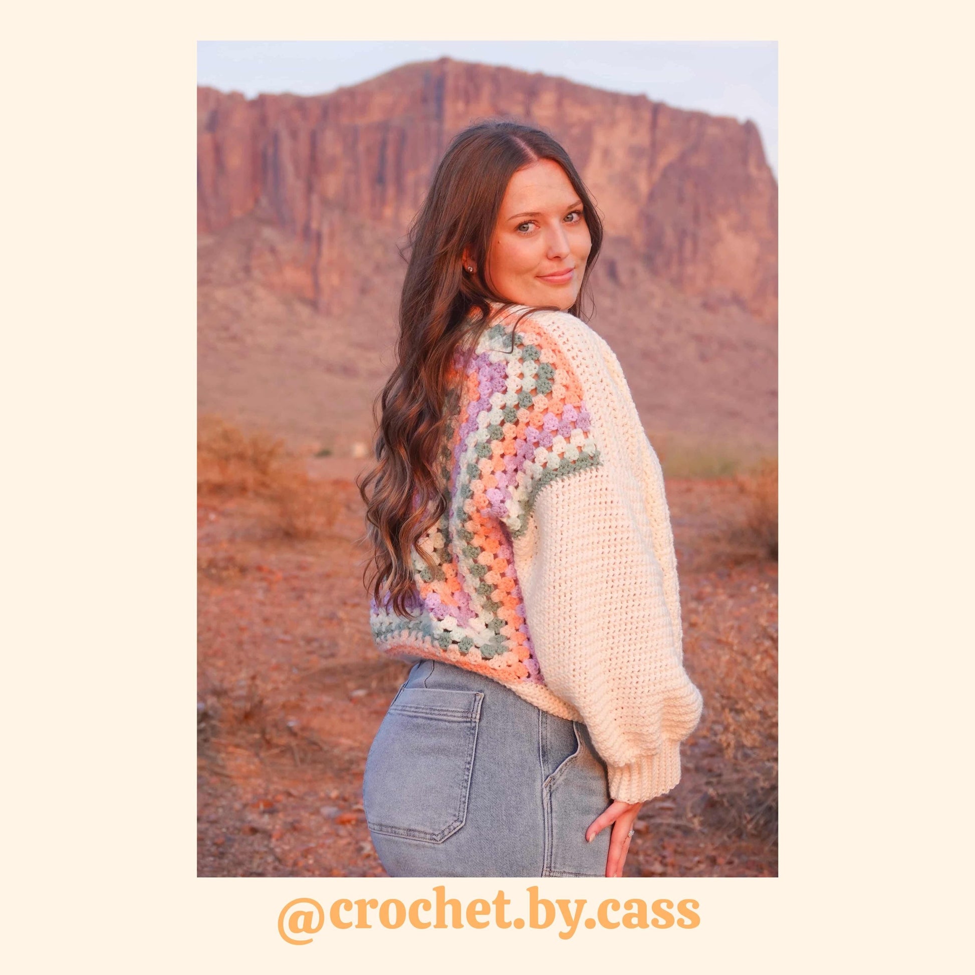 Jovie Cardigan Crochet Pattern (PDF Pattern)
