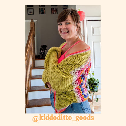 Jovie Cardigan Crochet Pattern (PDF Pattern)