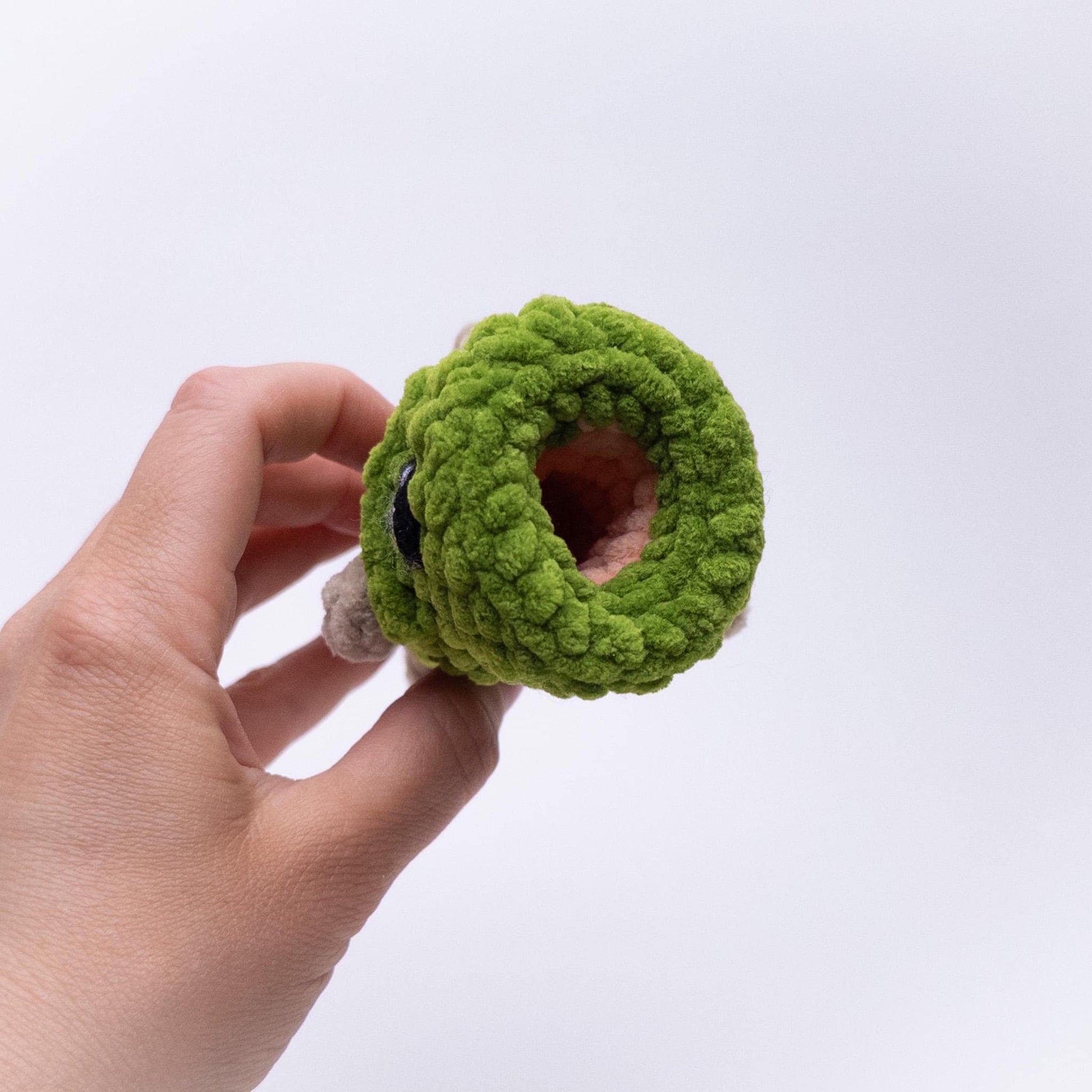 TheresasCrochetShop No-Sew Baby Bass with Worm Amigurumi Crochet Pattern PDF