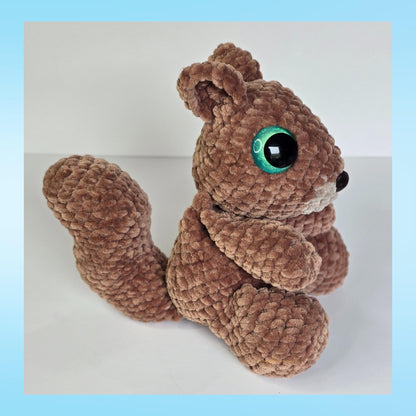 SnuggleBeansCrochet Figgy Frog Squeak Squirrel Berry Bear 3-Pack Crochet Pattern Bundle Low-Sew Sploot Series PDF