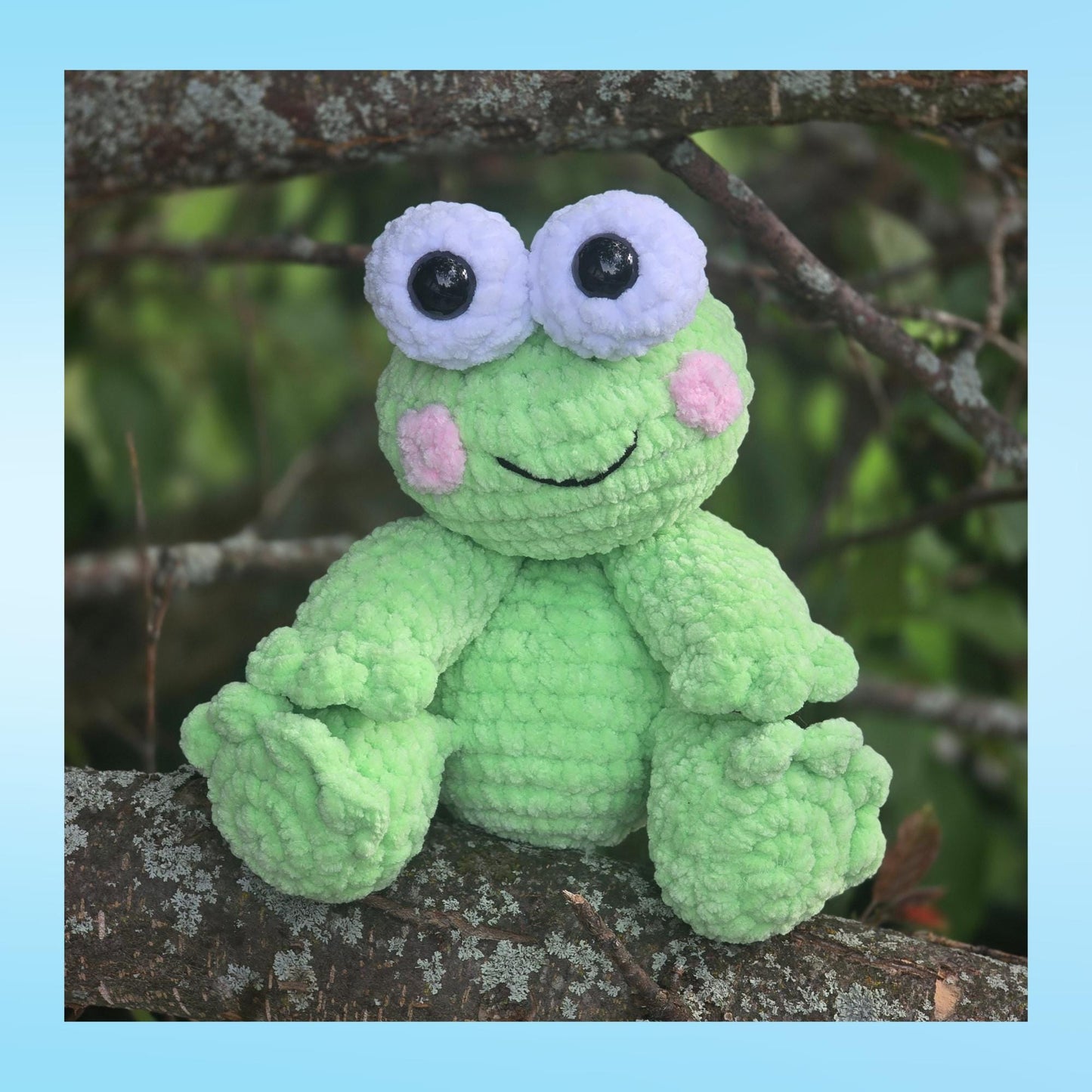 SnuggleBeansCrochet Figgy Frog Squeak Squirrel Berry Bear 3-Pack Crochet Pattern Bundle Low-Sew Sploot Series PDF