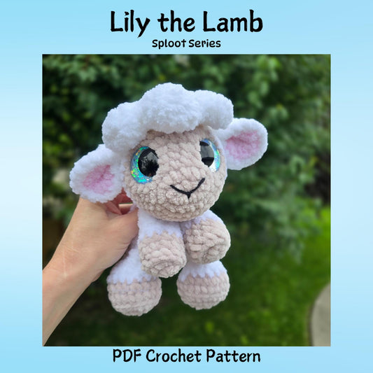 SnuggleBeansCrochet Lily the Lamb Crochet Pattern Intermediate PDF