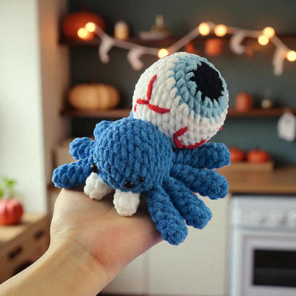 Hooktasyy 5-in-1 Spider Crochet Pattern Low-Sew Halloween Amigurumi PDF