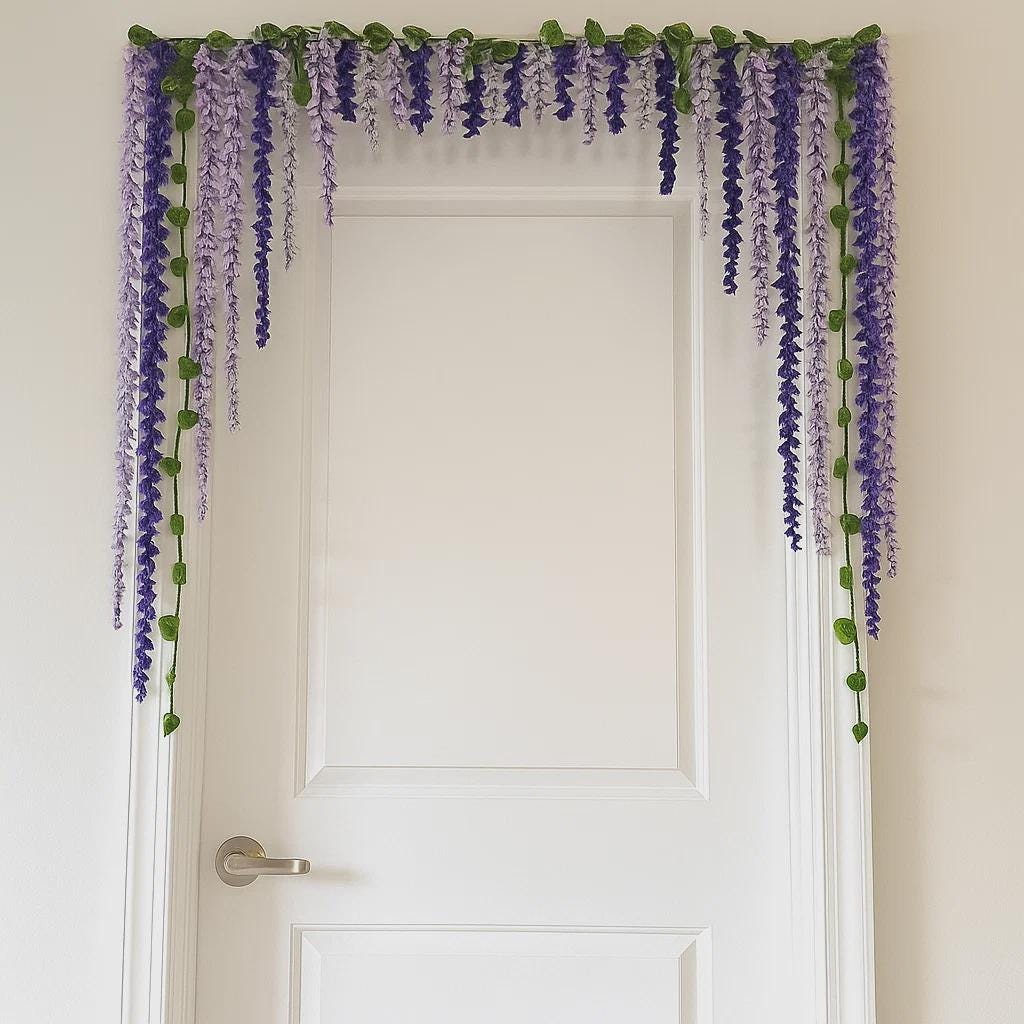 Hooktasyy No Sew Lavender Garland Crochet Pattern English PDF