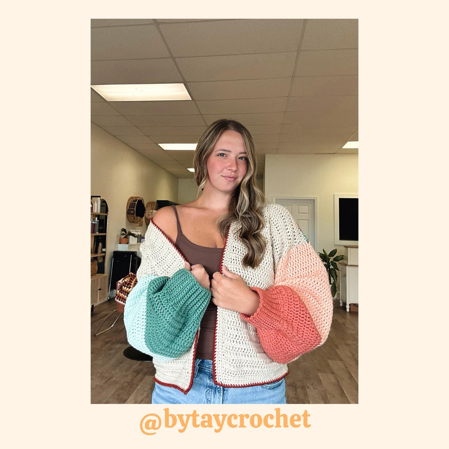 Jovie Cardigan Crochet Pattern (PDF Pattern)