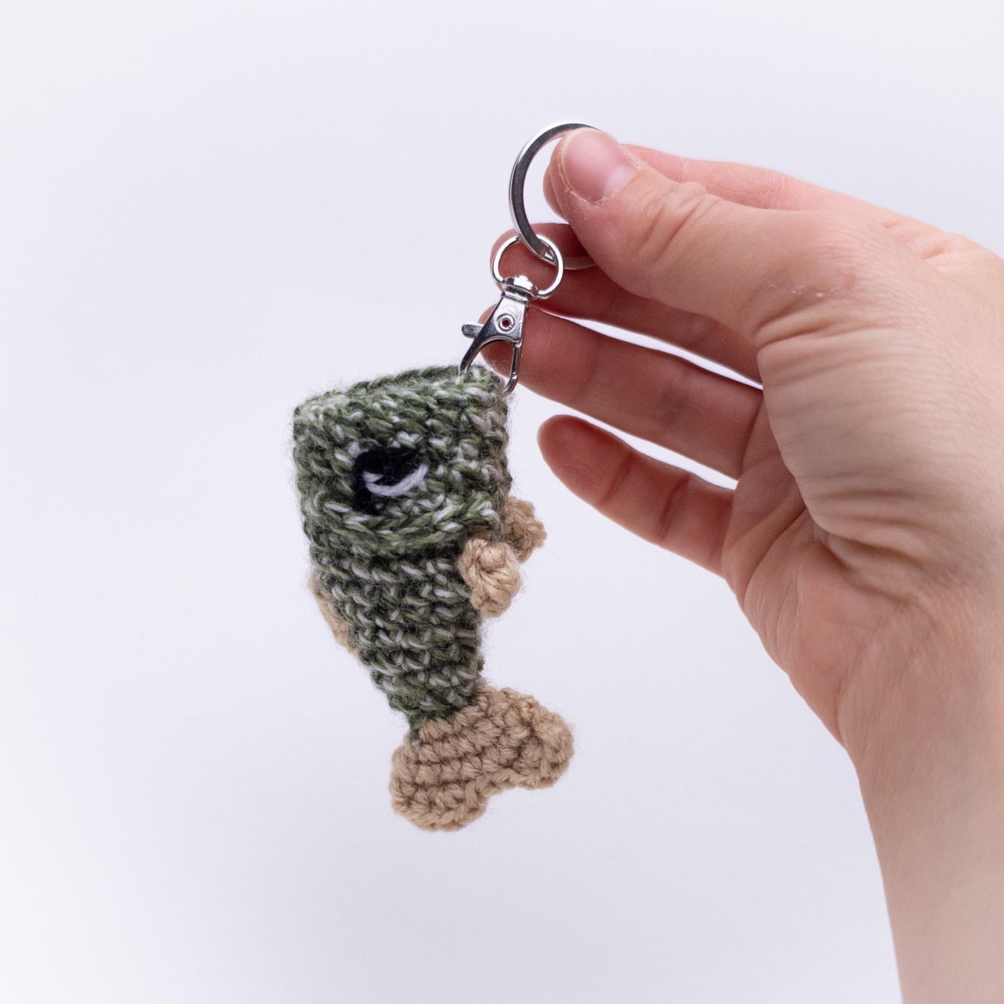 TheresasCrochetShop No-Sew Baby Bass with Worm Amigurumi Crochet Pattern PDF