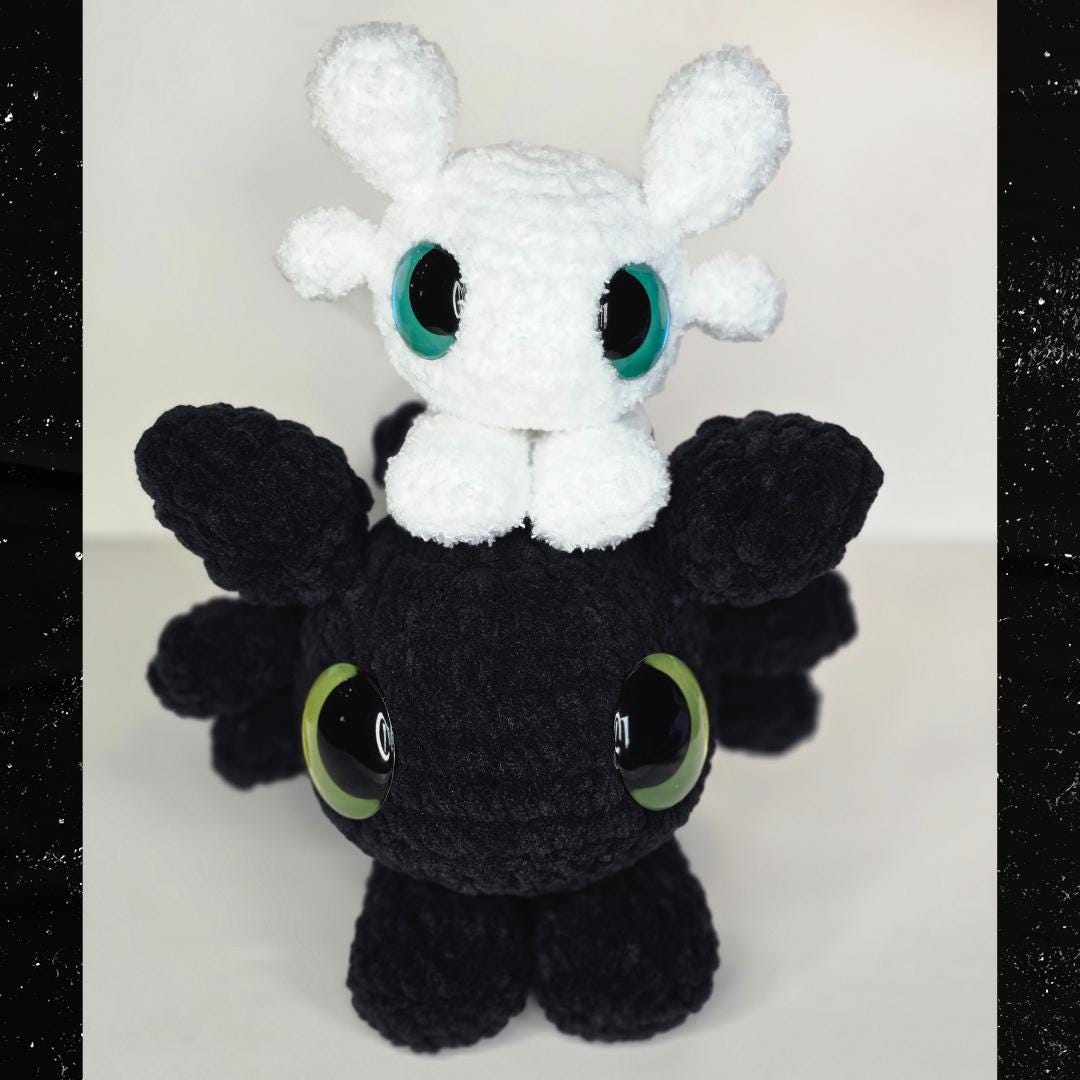 SnuggleBeansCrochet Baby Night Dragon Sploot Crochet Pattern Low-Sew Amigurumi PDF