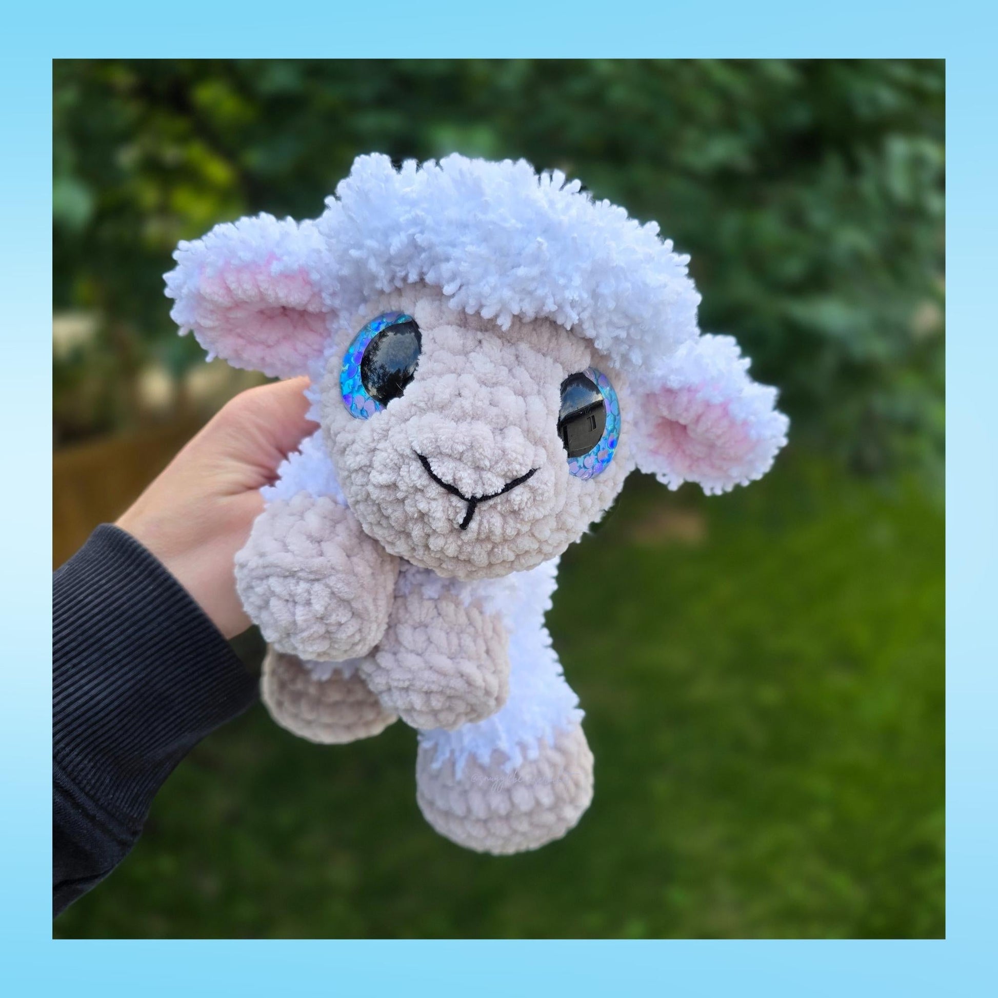 SnuggleBeansCrochet Lily the Lamb Crochet Pattern Intermediate PDF