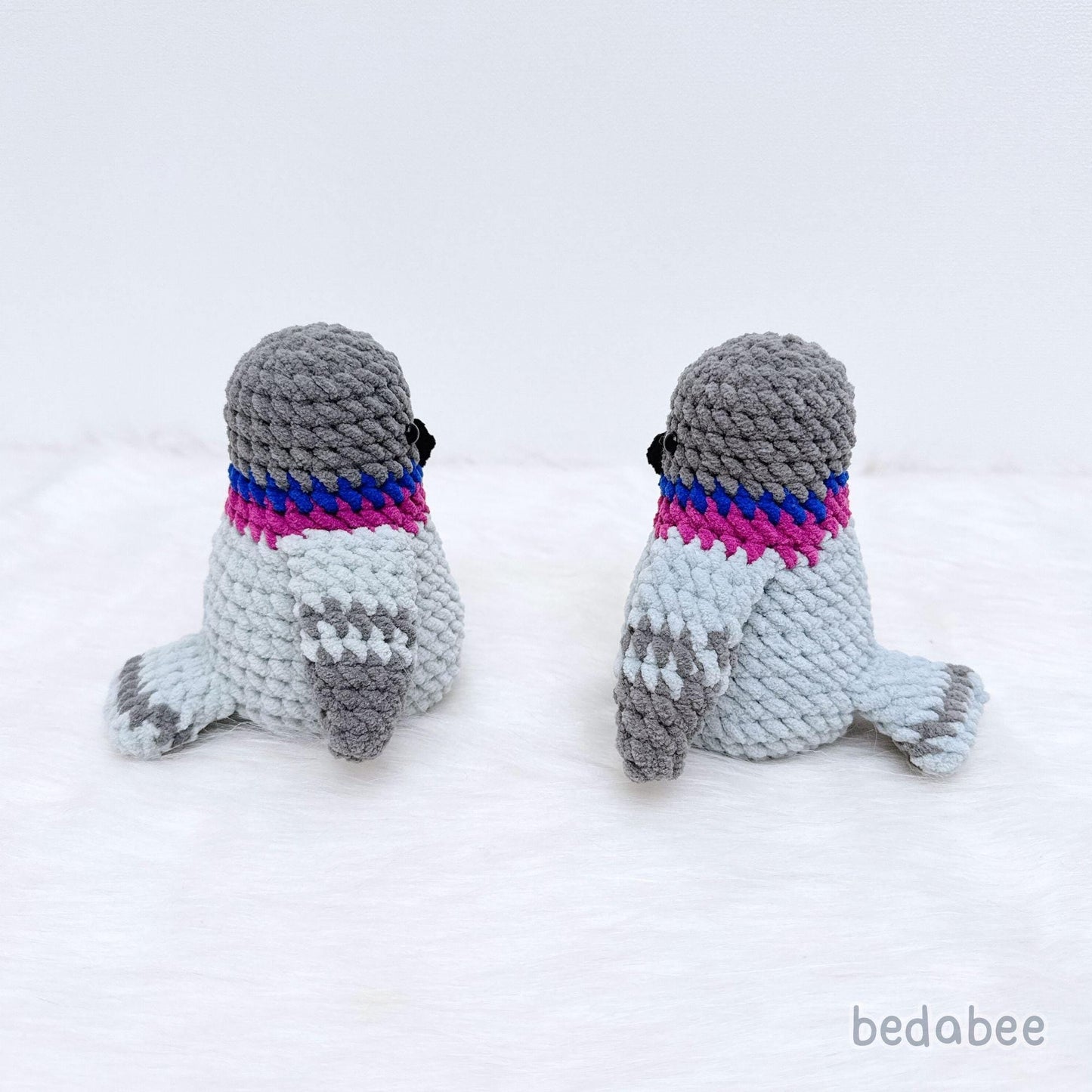 Bedabee No-Sew Pigeon Crochet Pattern Amigurumi PDF Tutorial